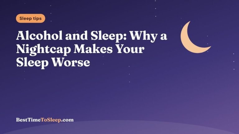 Illustration: Alcohol and Sleep: Why a Nightcap Makes Your Sleep Worse