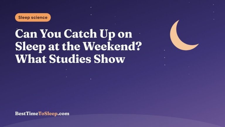 Illustration: Can You Catch Up on Sleep at the Weekend? What Studies Show