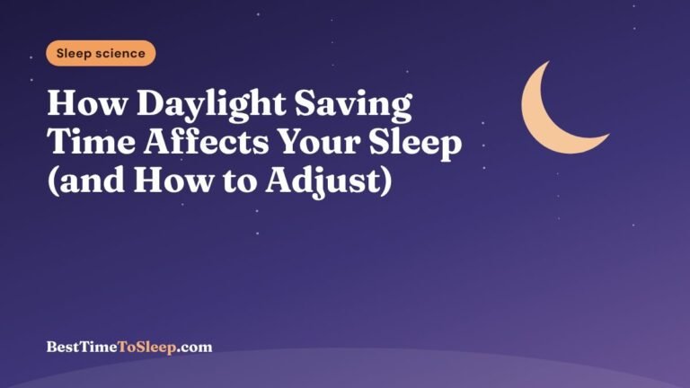 Illustration: How Daylight Saving Time Affects Your Sleep (and How to Adjust)