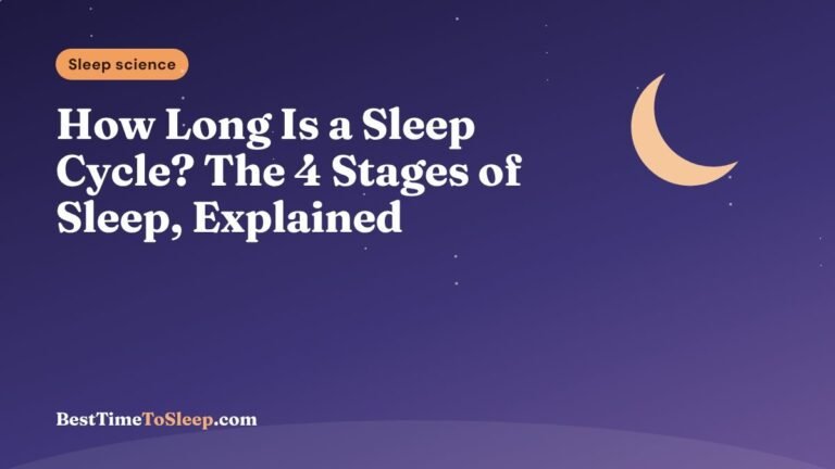 Illustration: How Long Is a Sleep Cycle? The 4 Stages of Sleep, Explained