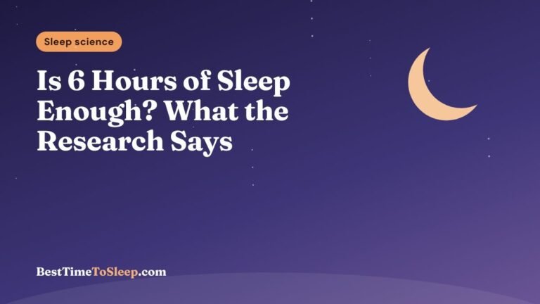 Illustration: Is 6 Hours of Sleep Enough? What the Research Says