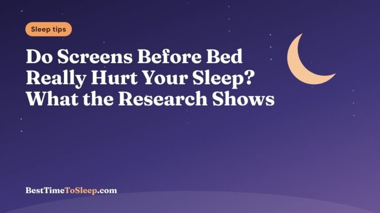 Illustration: Do Screens Before Bed Really Hurt Your Sleep? What the Research Shows