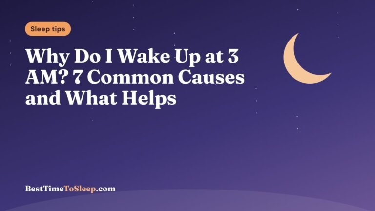 Illustration: Why Do I Wake Up at 3 AM? 7 Common Causes and What Helps